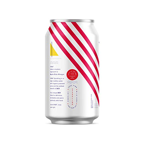 VINA Sparkling Apple Cider Vinegar Drink Tart Cherry Rooibos Made