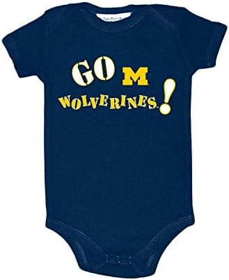 Two Feet Ahead Go Team Baby Onesie Bodysuit Creeper Baby Clothes Newborn Infants University College Officially Licensed
