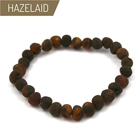 Hazelaid (TM) 7" Baltic Amber Asteroid Bracelet (on Elastic)