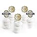 Big Dot of Happiness Roaring 20's - Dessert Cupcake Toppers - 1920s Art Deco Jazz Party Clear Treat Picks - Set of 24