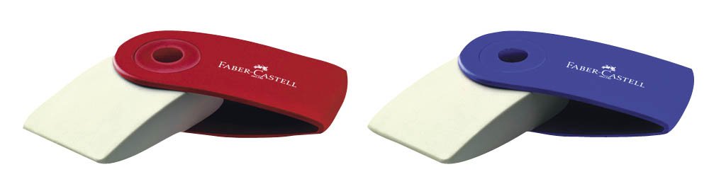 FABER-CASTELL SLEEVE-MINI Eraser Assorted Colours