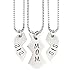 O.RIYA Mother Daughter Necklace Gift Set, Big Sis Lil Sis Mom Jewelry Necklace Stainless Steel