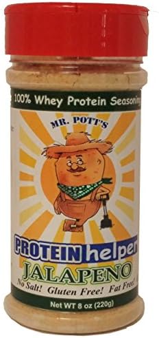 Mr Potts Protein Helper โ (2PAK) The only 100% Protein Seasoning - Geat for Diabetics, High Blood Pressure NO SALT ADDED, SODIUM FROM PROTEIN & HERBS ONLY!, GLUTEN FREE, 8 Flavors Available.