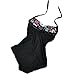 ROYBENS Women Swimsuit Retro One Piece Swimsuit Swimwear