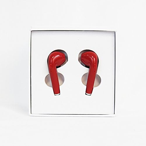 Bluetooth Earbud Wireless Headphone WADJET In ear Headset Mini Sport Earpiece Earphone for iPhone 8 IOS iPad Notebook Laptop Tablet Samsung Android Galaxy (Red)