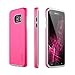 Samsung S7 Edge Case, PowerMoxie [MILITARY GRADE SLIM CASE] Impact Resistant Protective Shell Shockproof Rubber Bumper Case Hard Cover Galaxy S7 Edge - Pink Gray