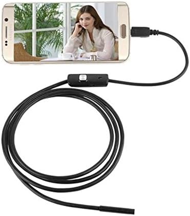 Borescope android 1M Endoscope Waterproof Inspection 5.5mm Camera 6 LED For Andorid Phone