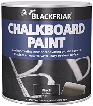 Blackfriar BKFBBP500 500 ml Chalkboard Paint, 500 ml (Pack of 1)