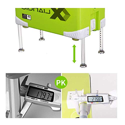 ZFF Fischereikasten 32L Vierbeinig Heben Angehen Box Verdickung Isolierung Angelbox Gekühlt Frische Kühler Kühlhaus 72h – Bild 4