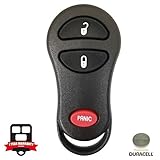 New 3 Button Replacement Keyless Remote 1999-2004 Jeep Grand Cherokee W/ Duracell Battery Inside