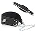RitFit Upgraded Premium 7.5’’ Dip Belt with 38’’ Reinforced Chain for Weight Lifting, Tricep Dips, Chins + Weighted Pull Ups, Black, Maximize Your Weightlifting & Bodybuilding Workouts