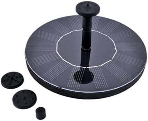 KaiCran Outdoor Solar Powered Bird Bath Water Fountain Pump For Pool, Garden, Aquarium