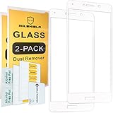 [2-PACK]-Mr Shield For Huawei Mate 9 Lite [Full Cover] [White Color] [Tempered Glass] Screen Protector with Lifetime Replacement Warranty