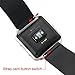 Fitbit Blaze Accessory Band, Engive Classic Soft Flexible Silicone Replacement Sport Bracelet Smart Watch Accessories Strap Bands for Fitbit Blaze Smart Fitness Watch (Small, Black&Red)