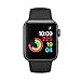 NUKELOLO Sport Band Compatible with Apple Watch 38MM 40MM,Soft Silicone Replacement Strap Compatible for Apple Watch Series 4/3/2/1 [S/M Size in Black Color]