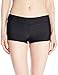 Speedo Women's PowerFLEX Eco Solid Boyshort Bikini Bottom Swimsuit