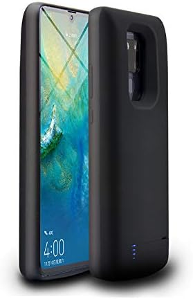 Battery Case for Huawei Mate 20 X/20 X 5G, futypei 6500mAh Slim Extended Battery Portable Charger Case Rechargeable Protective Power Bank Backup Juice Cover for Huawei Mate 20 X/20 X 5G Black