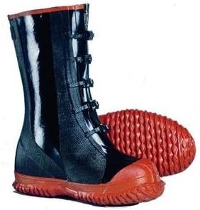 Comfitwear 5 Buckle Rubber Over-Shoe Boots Size 12 Black
