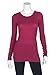 Michael Stars Women's Long Sleeve Slub Band Crew Neck Tee