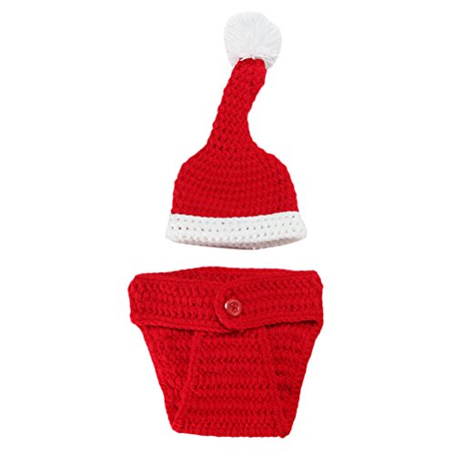 Zhuhaitf Fashion Baby Boy Girl Crochet Knit Costume Photo Prop Outfit 2205