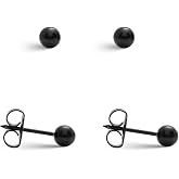 Studex Baby Phat Stud Earrings for Women and Men &ndash; Hypoallergenic Earrings | Nickel Safe Non Tarnish Earrings for Sensitive Ears, Stainless Steel and 24kt Plated Gold Stud Earrings Sets