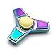 Ouflow Rainbow Colorful Fidget Hand Spinner Toy Stress Reducer, High Speed Focus Toy for Relieving ADHD, Anxiety, Boredom EDC Tri-Spinner Fidget