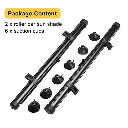 Maxesla Car Window Shade 2 Pack Car Sun Shade for Side Automotive Windows Shades Blocking UV Rays Sun Visor Protector, Good Care for Your Baby and Kids