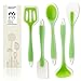 FIDELIS nv Kitchen Utensil Set | Premium Set of 8 Cooking Utensils - Made of Non-Stick and Non-Scratch Silicone and Stainless Steel - Safe for Cookware, Pots, Pans - Professional Kitchen Tools (KU-01)