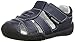 pediped Sydney Grip-N-Go Fisherman Sandal (Toddler/Big Kid),Navy,23 EU (7 M US Toddler)