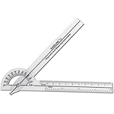 Baseline 12-1005 180 Degree Clear Plastic Pocket Goniometer, 6" Length
