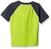 adidas Little Boys' Active Raglan Tee Shirt, Semi Solar Slime, 6