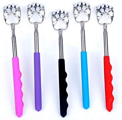 FANDE 10 pcs Telescopic Back Scratcher,Telescopic Bear Claws Metal Back Scratchers - Image 3