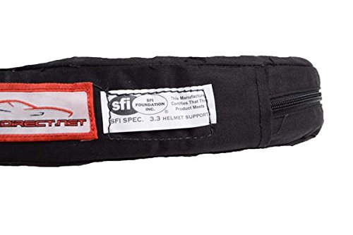 image for Racerdirect.net Helmet Support Black Horseshoe Adult Neck Brace SFI 3.