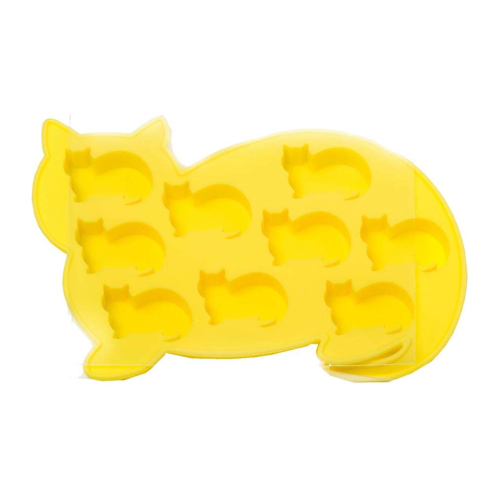 Yellow Cat Ice Cube Tray