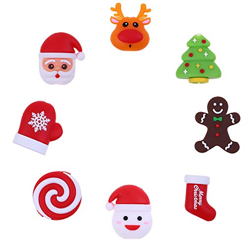 Inverlee Christmas Cable Bite iPhone Cable Cord Cute Animal Cable Protects Saver Phone Accessory (C) - Thumbnail 7
