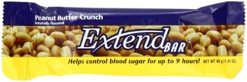 ExtendBar, Peanut Butter Crunch, 1.41-Ounce Bars (Pack of 15) by Extend