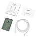 AUKEY USB C to Lightning Cable 3.3ft Power Delivery Type C to iPhone Cable Fast Charge Compatible with iPhone X/iPhone 8/8 Plus, iPad Pro 2017 and Other iOS Devices - White