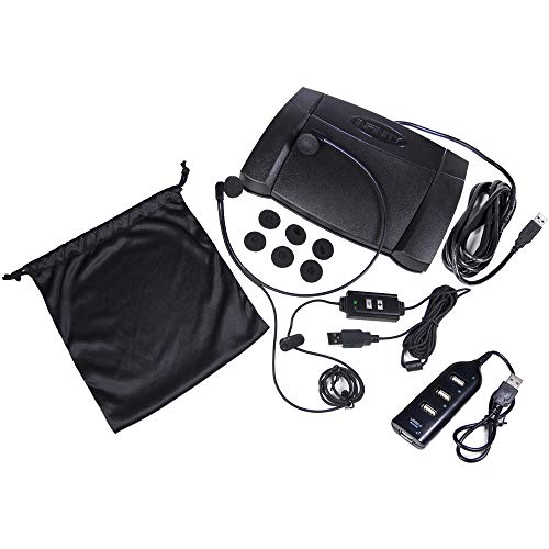 Infinity in-USB-2 USB Foot Pedal with WHUCUSB-A Antimicrobial USB Headset & USB Hub - Thumbnail 6