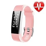 Letsfit Fitness Tracker HR, Activity Tracker Watch with Heart Rate Monitor, IP67 Standard Smart Bracelet with Calorie Counter Pedometer Watch for Android and iOS