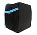 6 Pack Fitness Innovator Cube Americas #1 Choice in Meal Prep Management 3 - Meal (Black/Neon Blue)