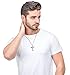 HEFANG Jewelry Stainless Steel Mens Cross Necklace for Men Pendant for Boys 24 Inch Chain