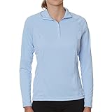 Nozone Tuscany Long Sleeved Sun Protective Women's Equestrian Shirt in Bluebell, Medium