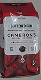 Cameron's Whole Bean Coffee, Buttered Rum, 12 Ounce (packaging may vary)