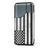 Skin Decal Vinyl Wrap for Suorin Air Kit Vape skins stickers cover/Black White Grunge Flag USA America