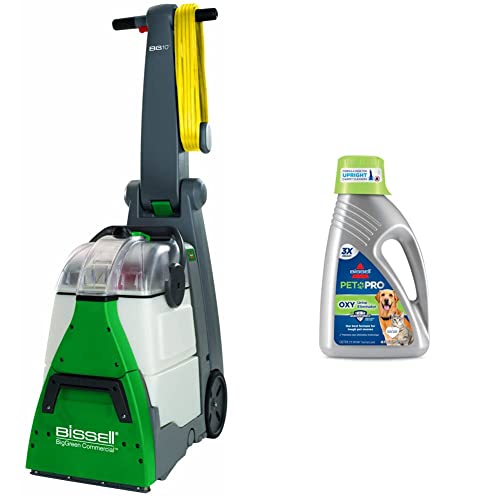 Bissell BigGreen Commercial BG10 Deep Cleaning Carpet Extractor + Bissell Professional Pet
