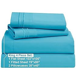 Nestl King Size Sheets Set - 4 Piece King