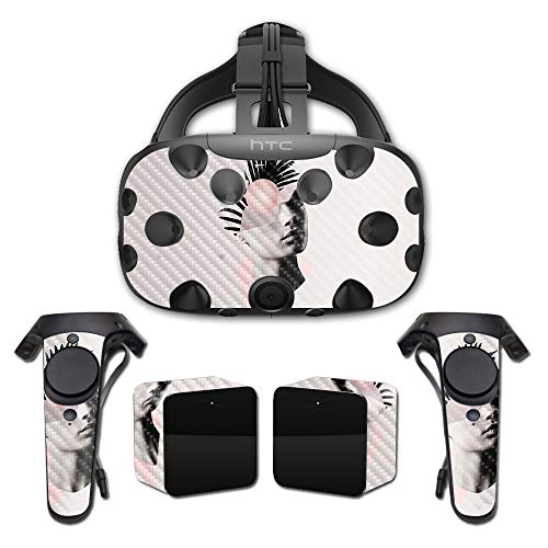 MightySkins Carbon Fiber Skin for HTC Vive Full Coverage - Empty Mind | Protect…