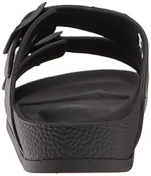 MIA Women's Jasmin Slide Sandal, Black, 10 Medium US