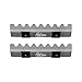 Hot Blow Heat Plates Professional Hair Dryer Nozzle Attachment - Silver