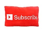 SAMGOO Chat Bubble Button Plush Throw Cushion Stuffed Plush Doll Toy Pillow- 35 X 33 X 5 Cm (Subscribe)